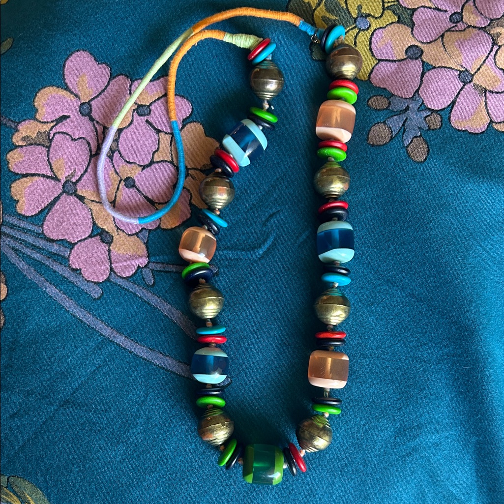 Vintage Lydell Nyc Lucite Large Beaded Necklace